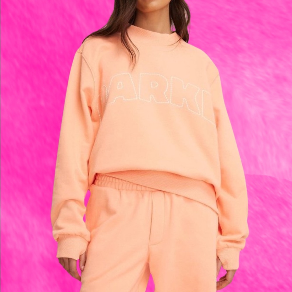 NWT PARKE X TARGET PEACH SWEATSHIRT